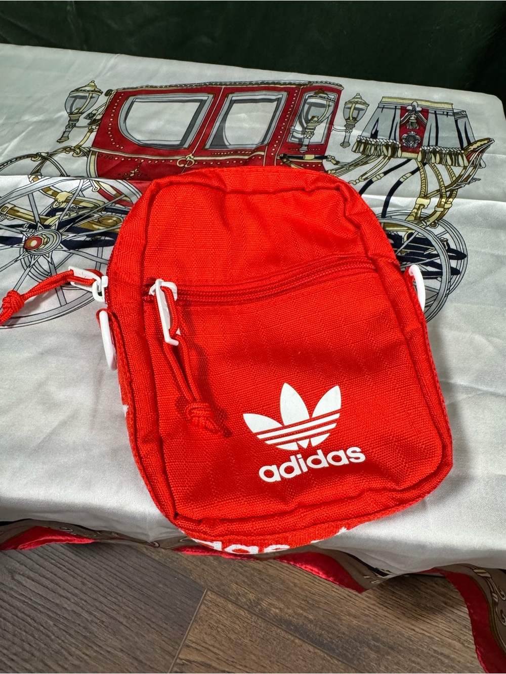 adidas Red Trefoil Mini Shoulder Bag